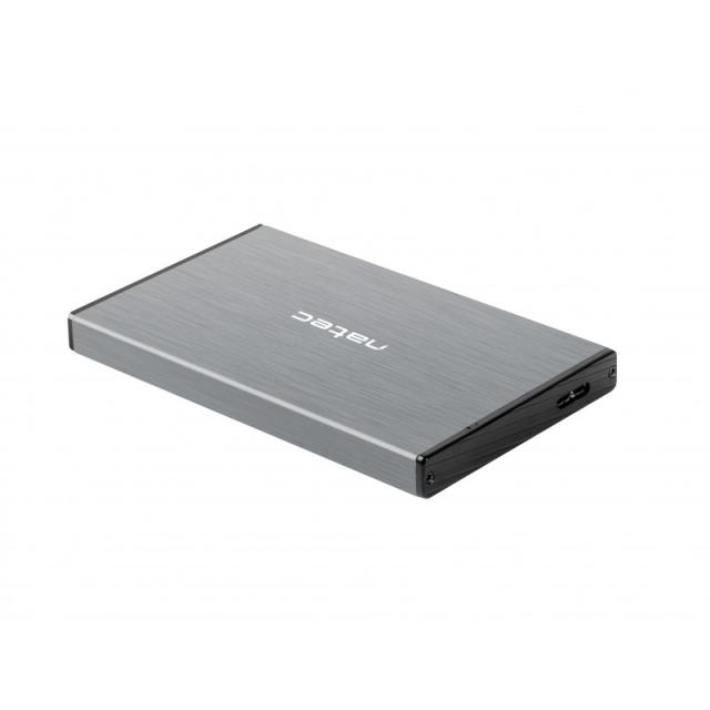 NATEC - Rhino GO Carcasa de disco duro/SSD Gris 2.5"