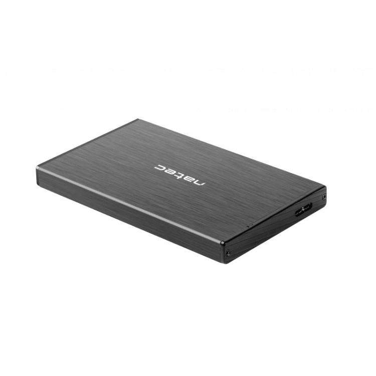 NATEC - NKZ-0941 caja para disco duro externo Carcasa de disco duro/SSD Negro 2.5"