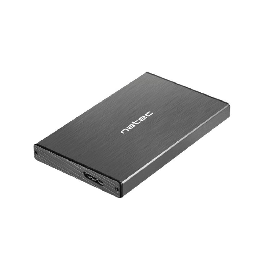 NATEC - NKZ-0941 caja para disco duro externo Carcasa de disco duro/SSD Negro 2.5"