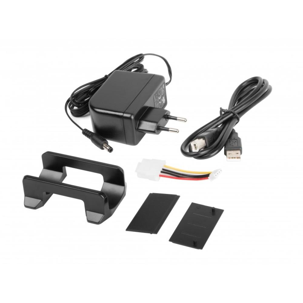 NATEC - NKZ-0448 caja para disco duro externo Caja de disco duro (HDD) Negro 3.5"