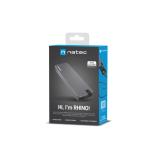 NATEC - Rhino M.2 NVME Caja externa para unidad de estado sólido (SSD) Negro