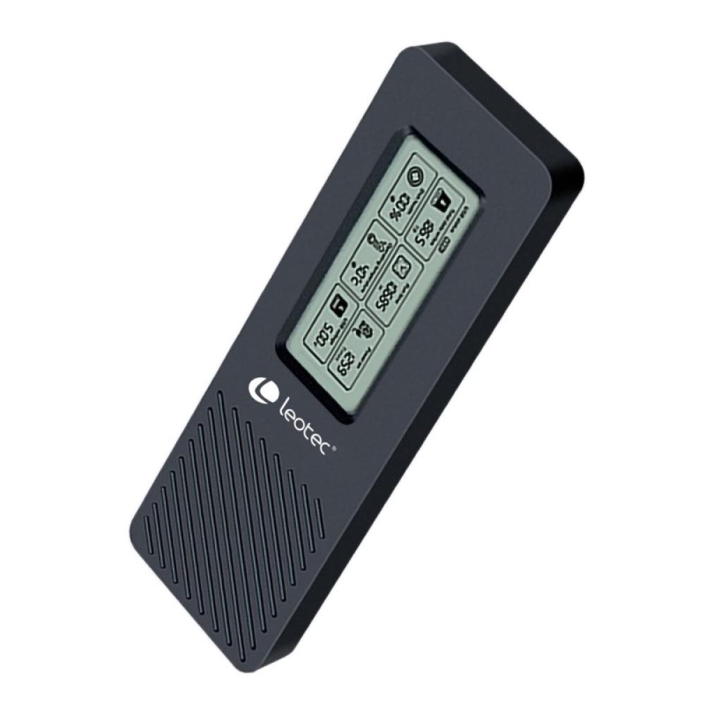 Leotec - CAJA EXTERNA PARA DISCOS M.2 NVME CON PANEL LCD