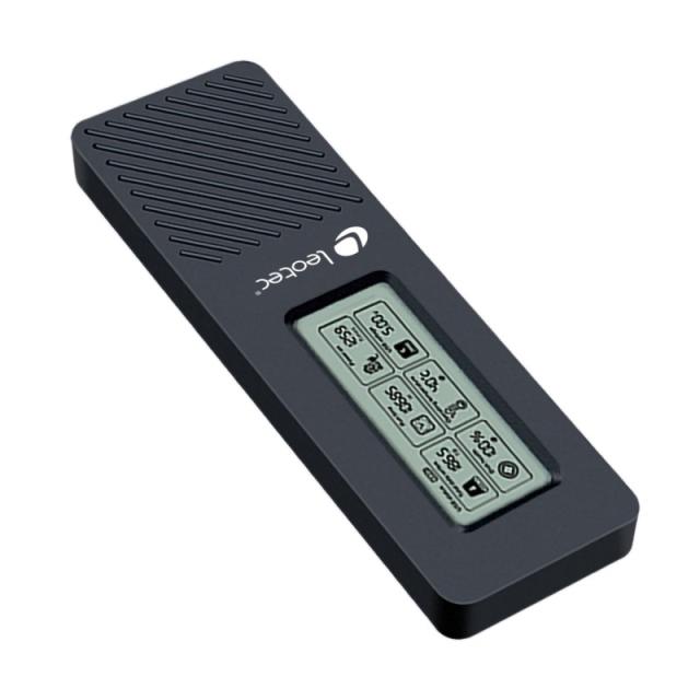 Leotec - CAJA EXTERNA PARA DISCOS M.2 NVME CON PANEL LCD