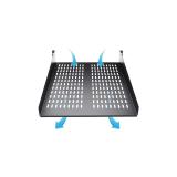 StarTech.com - Estante Bandeja Ventilado para Armario Rack Universal Servidores 2U 22in Profundidad Fija - 22kg