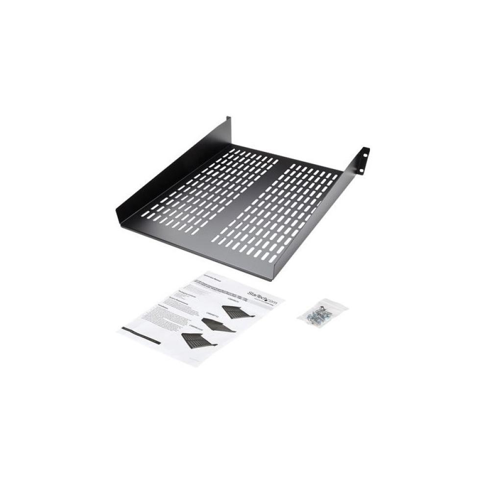 StarTech.com - Estante Bandeja Ventilado para Armario Rack Universal Servidores 2U 22in Profundidad Fija - 22kg