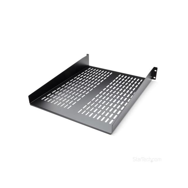 StarTech.com - Estante Bandeja Ventilado para Armario Rack Universal Servidores 2U 22in Profundidad Fija - 22kg
