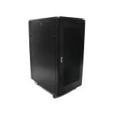 StarTech.com - Armario Rack para Servidores 25U 19" 4 Columnas - Rack de Servidores con Cerradura y Seguro - Rack con Ruedas y C