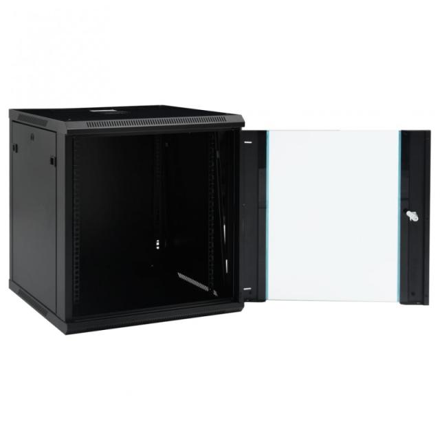 Phasak - Rack mural 19" Pro 12U 600x600 Montado - PHO 3112