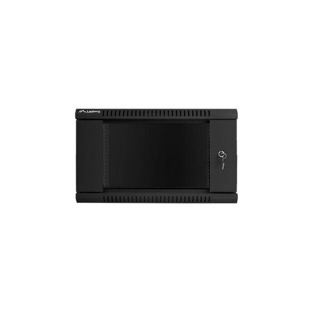 Lanberg - WF01-6606-10B armario rack 6U Bastidor de pared Negro