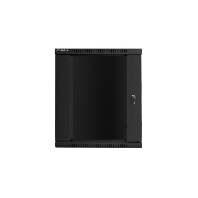 Lanberg - WF01-6615-10B armario rack 15U Bastidor de pared Negro