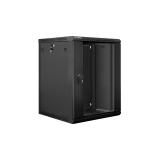 Lanberg - WF01-6615-10B armario rack 15U Bastidor de pared Negro
