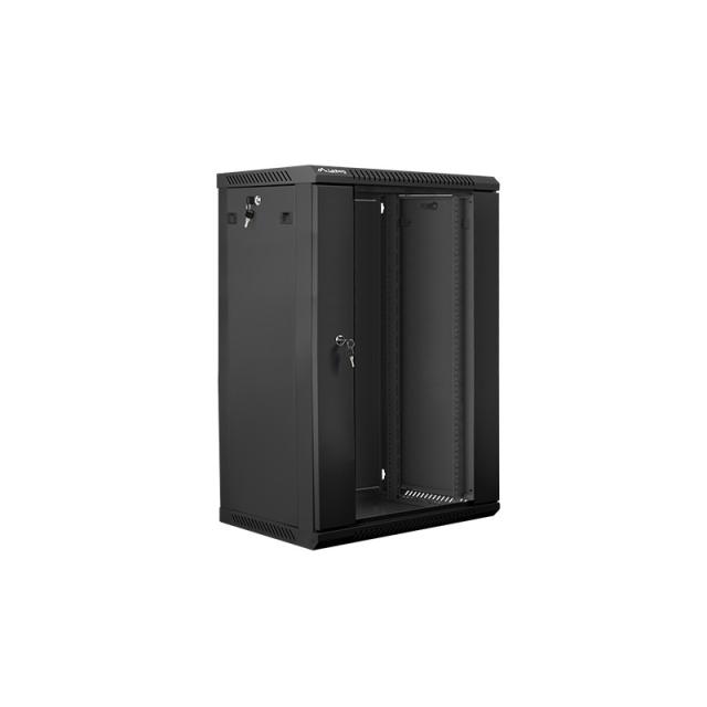 Lanberg - WF01-6418-10B armario rack 18U Bastidor de pared Negro