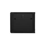 Lanberg - WF01-6609-10B armario rack 9U Bastidor de pared Negro