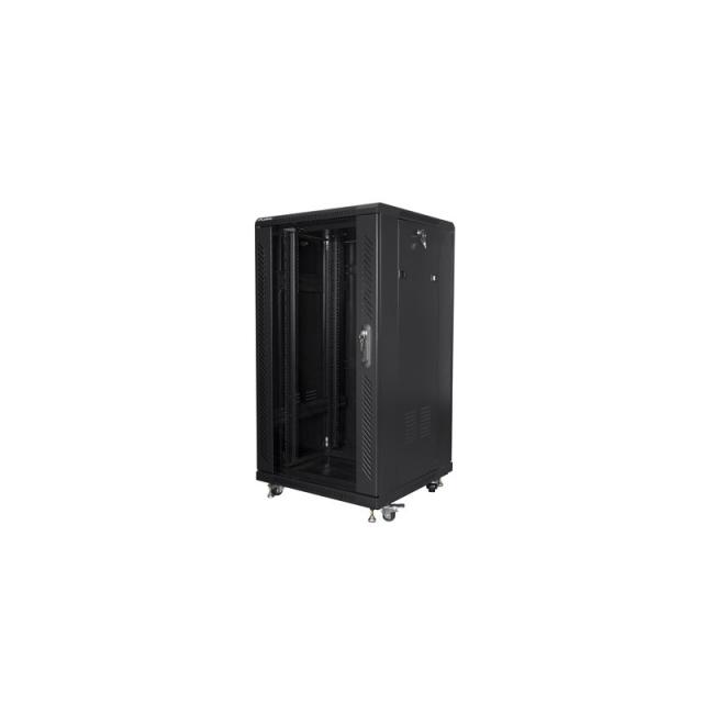 Lanberg - FF01-6622-12B armario rack 22U Rack o bastidor independiente Negro