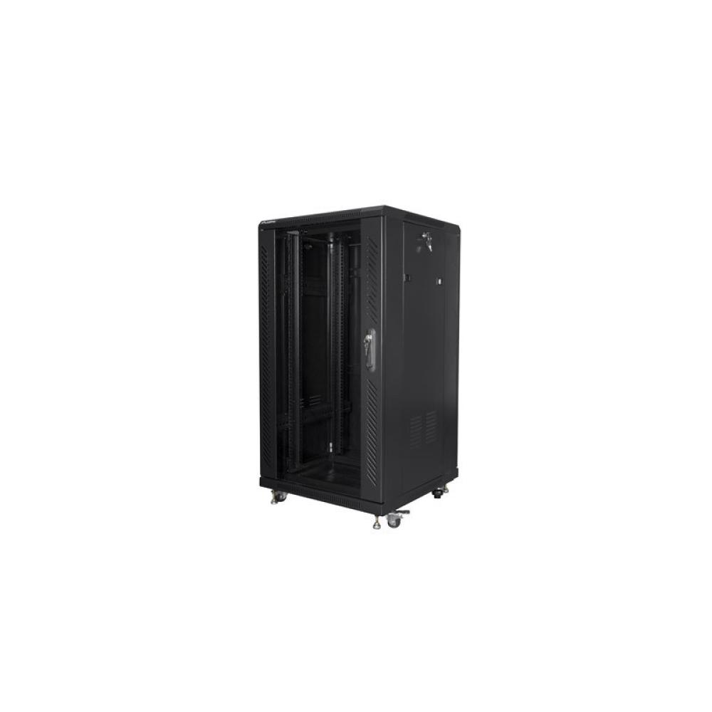 Lanberg - FF01-6622-12B armario rack 22U Rack o bastidor independiente Negro