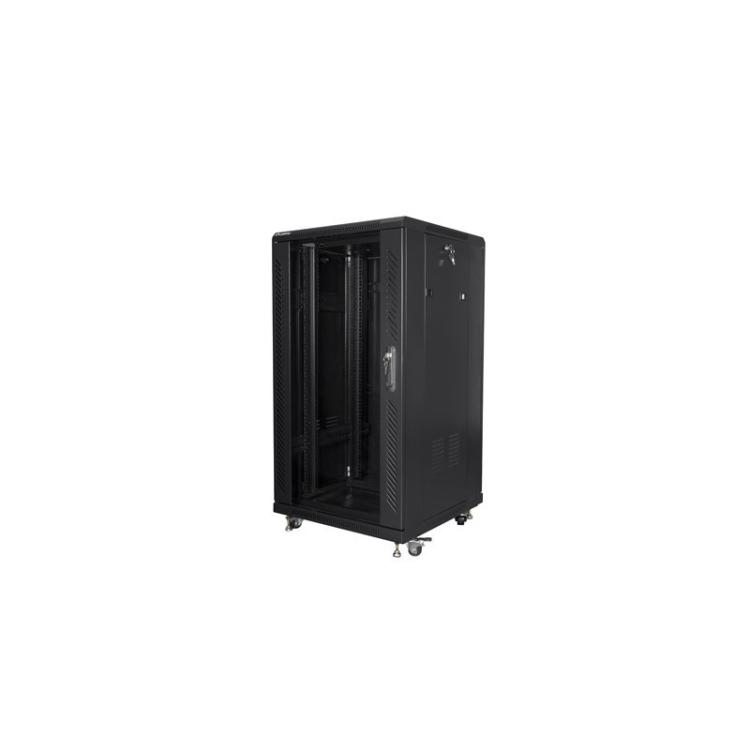 Lanberg - FF01-6622-12B armario rack 22U Rack o bastidor independiente Negro