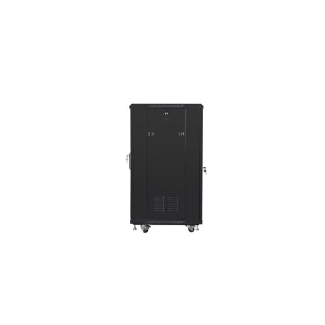 Lanberg - FF01-6622-12B armario rack 22U Rack o bastidor independiente Negro