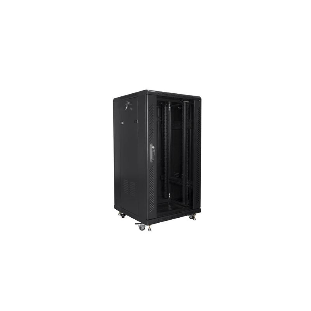 Lanberg - FF01-6622-12B armario rack 22U Rack o bastidor independiente Negro