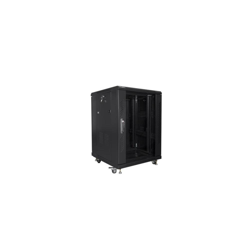 Lanberg - FF01-6615-12B armario rack 15U Rack o bastidor independiente Negro