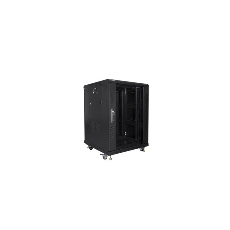 Lanberg - FF01-6615-12B armario rack 15U Rack o bastidor independiente Negro