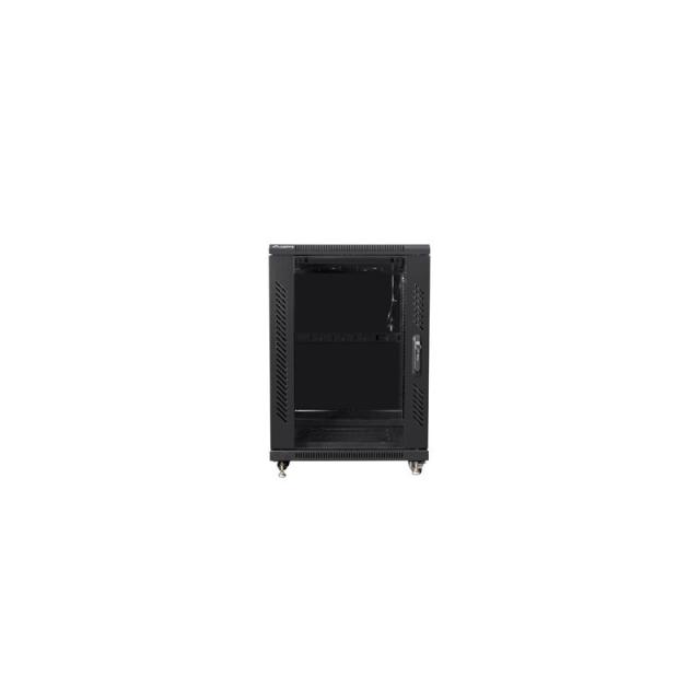 Lanberg - FF01-6615-12B armario rack 15U Rack o bastidor independiente Negro