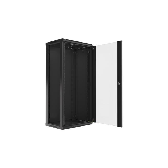 Lanberg - WF01-6427-10B armario rack 27U Bastidor de pared Negro
