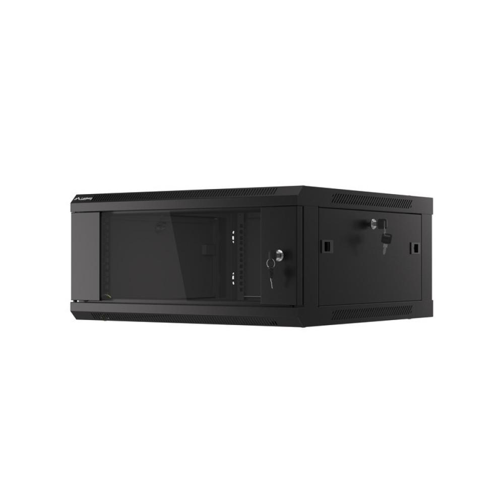 Lanberg - WF01-6604-10B armario rack 4U Bastidor de pared Negro