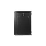 Lanberg - WF01-6412-10B armario rack 12U Bastidor de pared Negro