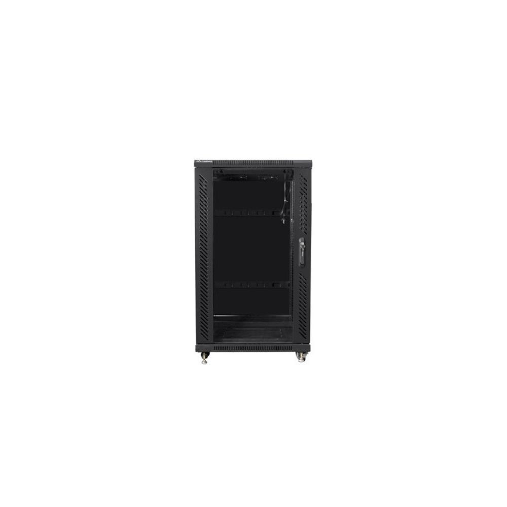 Lanberg - FF01-6822-12B armario rack 22U Rack o bastidor independiente Negro