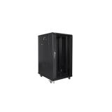 Lanberg - FF01-6822-12B armario rack 22U Rack o bastidor independiente Negro