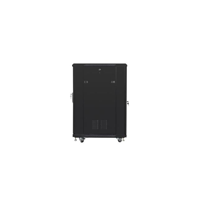 Lanberg - FF01-6822-12B armario rack 22U Rack o bastidor independiente Negro