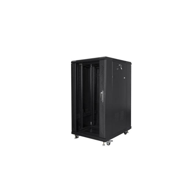 Lanberg - FF01-6822-12B armario rack 22U Rack o bastidor independiente Negro