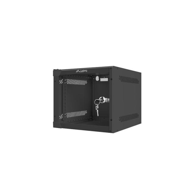 Lanberg - WF10-2304-10B armario rack 4U Bastidor de pared Negro