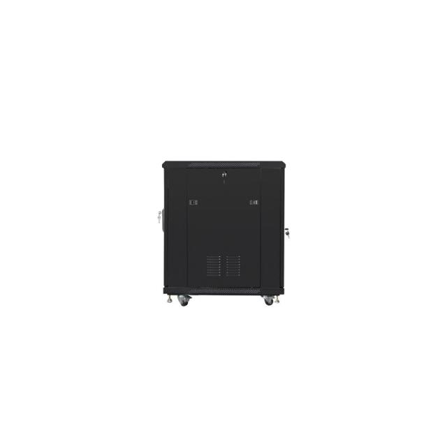 Lanberg - FF01-6815-12B armario rack 15U Rack o bastidor independiente Negro