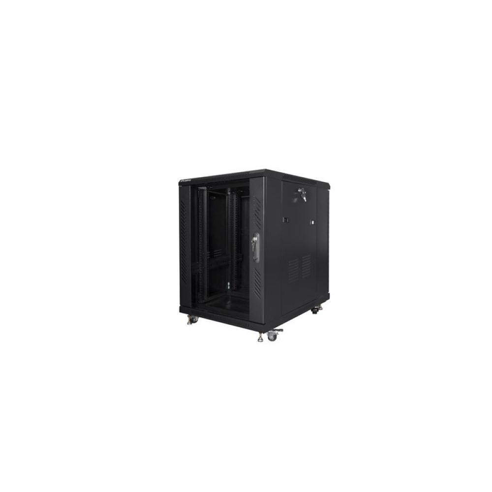 Lanberg - FF01-6815-12B armario rack 15U Rack o bastidor independiente Negro