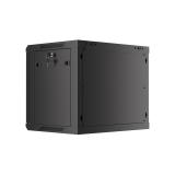 Lanberg - WF01-6409-00B armario rack 9U Bastidor de pared Negro