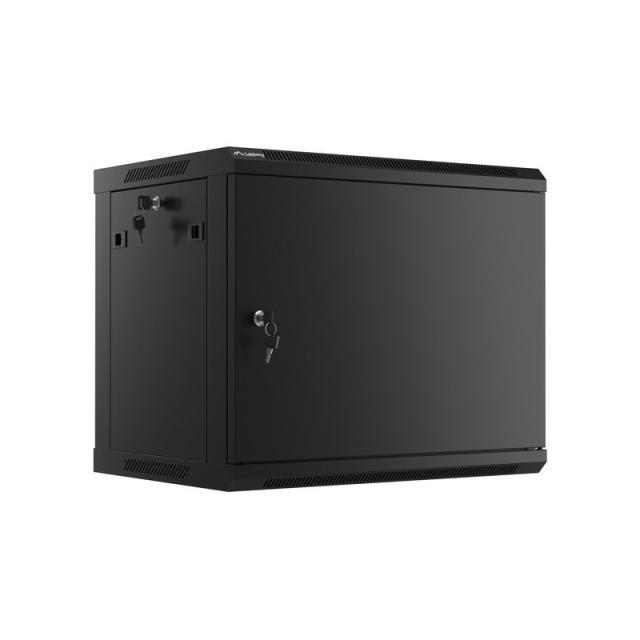 Lanberg - WF01-6409-00B armario rack 9U Bastidor de pared Negro