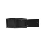 Lanberg - WF01-6606-00B armario rack 6U Bastidor de pared Negro