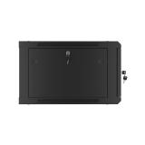 Lanberg - WF01-6606-00B armario rack 6U Bastidor de pared Negro