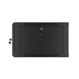 Lanberg - WF01-6606-00B armario rack 6U Bastidor de pared Negro