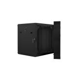 Lanberg - WF02-6612-10B armario rack 12U Bastidor de pared Negro