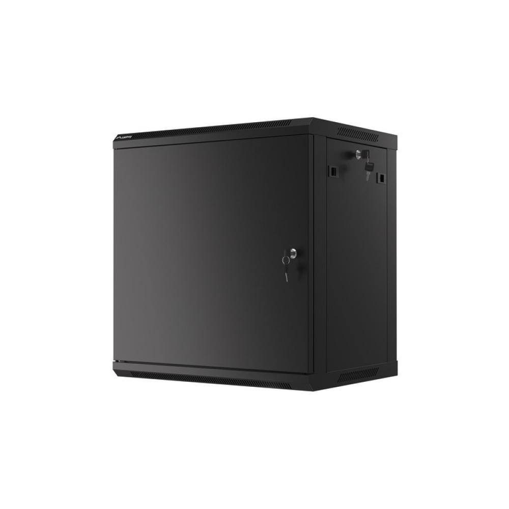 Lanberg - WF01-6412-00B armario rack 12U Bastidor de pared Negro