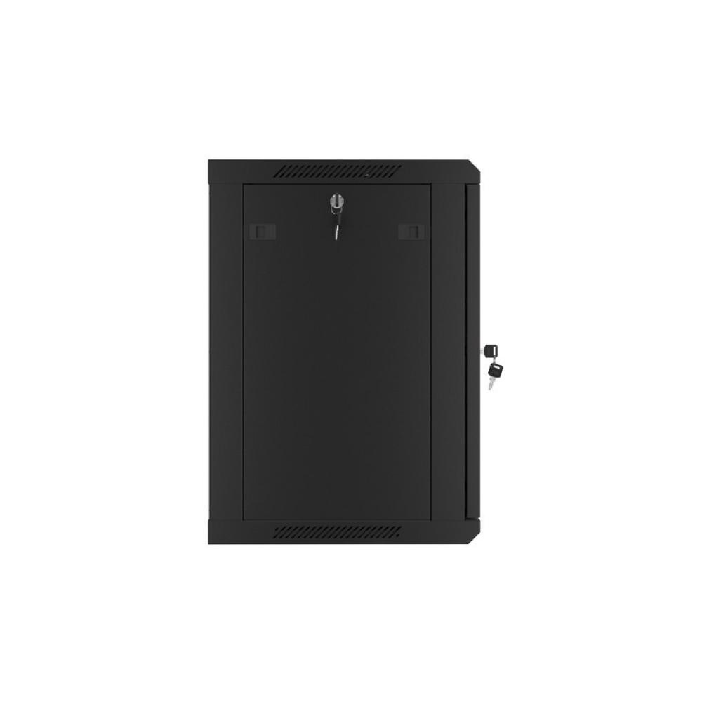 Lanberg - WF01-6412-00B armario rack 12U Bastidor de pared Negro