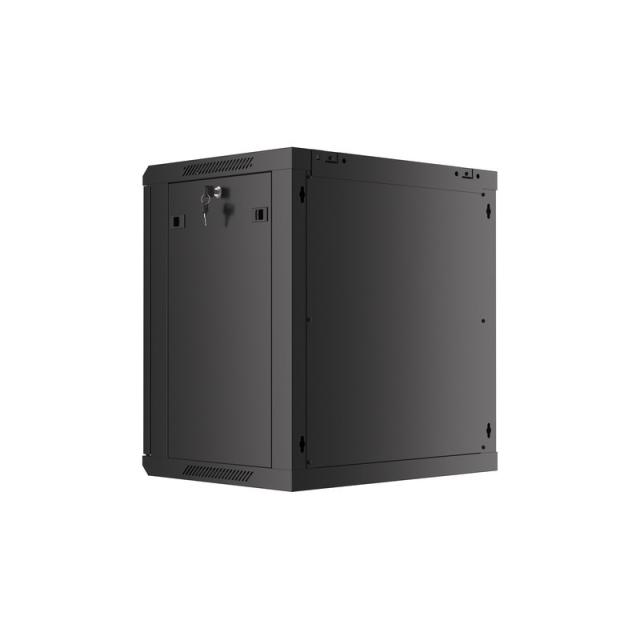 Lanberg - WF01-6412-00B armario rack 12U Bastidor de pared Negro