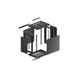 Lanberg - WF01-6412-00B armario rack 12U Bastidor de pared Negro