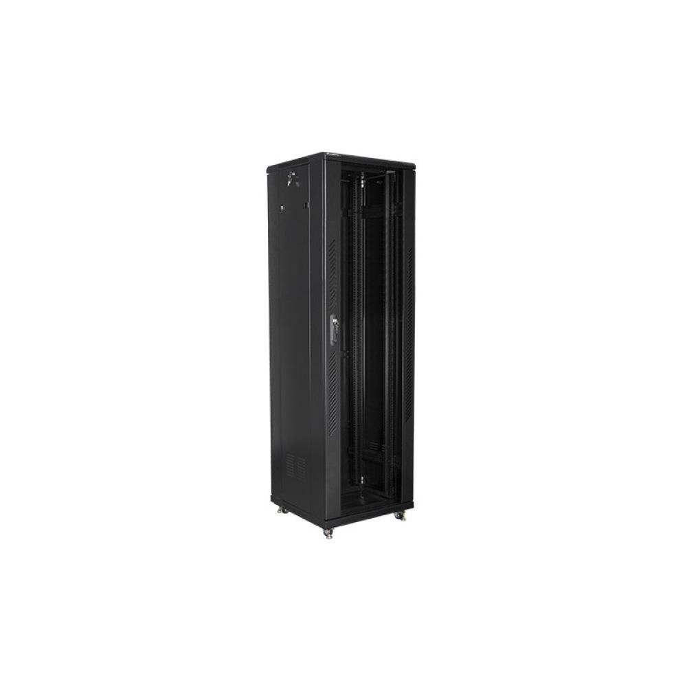 Lanberg - FF01-6642-12B armario rack 42U Rack o bastidor independiente Negro