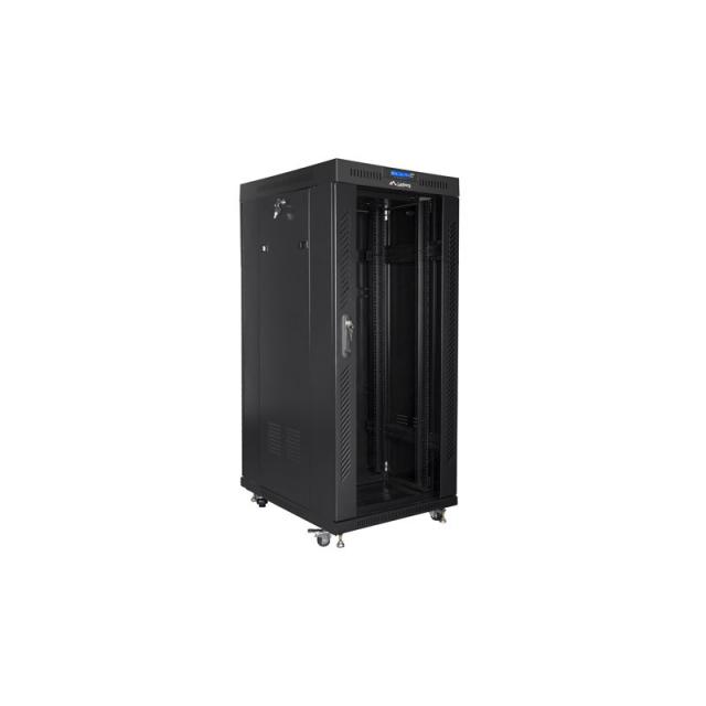 Lanberg - FF01-8822-12BL armario rack 22U Rack o bastidor independiente Negro