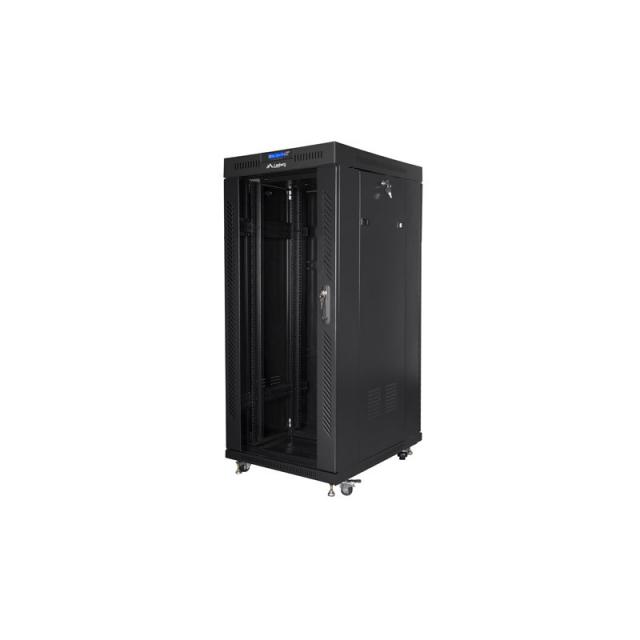 Lanberg - FF01-8822-12BL armario rack 22U Rack o bastidor independiente Negro