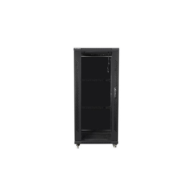 Lanberg - FF01-6627-12B armario rack 27U Rack o bastidor independiente Negro