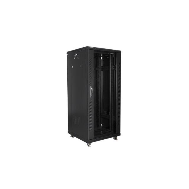 Lanberg - FF01-6627-12B armario rack 27U Rack o bastidor independiente Negro
